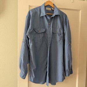 Men's LL Bean fishing shirt